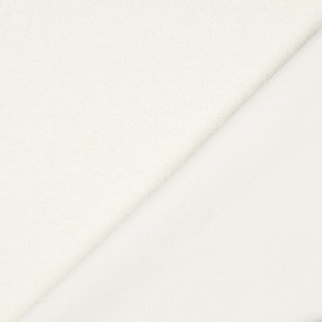 Tissu lainage bouclette envers polaire