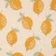 Tissu double gaze de coton Citron