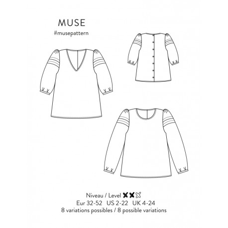 Patron Atelier Scämmit Blouse - Muse