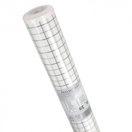 Papier calque quadrillé pour patron x 15 m