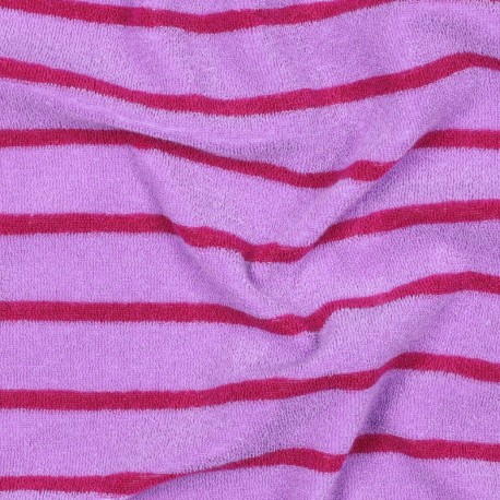 Tissu jersey éponge Tonic - violet