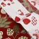 Tissu jacquard Soliman - rouge