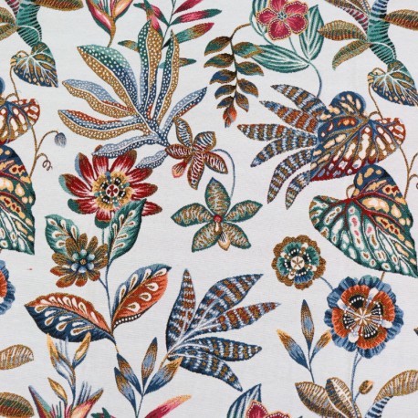 Tissu jacquard Neroli - blanc
