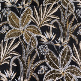 Tissu jacquard Moranto - noir