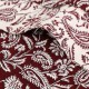 Tissu jacquard Mumbai - bordeaux