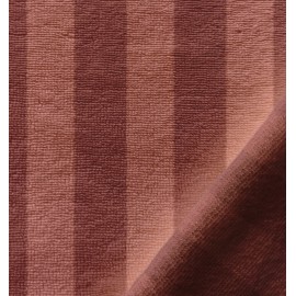 Tissu micro-éponge bambou rayé