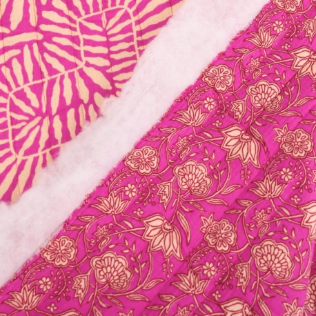 Tissu double gaze matelassé Jaipur