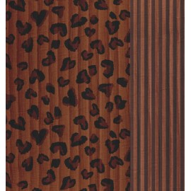 Tissu double gaze matelassé réversible Saian/Stripes