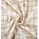 Tissu double gaze de coton Ilyes - écru