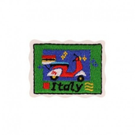 Écusson thermocollant Carte postale - Italy