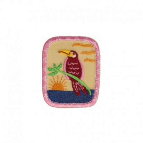 Écusson thermocollant Jungle - Oiseau