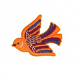 Écusson thermocollant Oiseau - orange