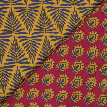 Tissu double gaze matelassé Soli