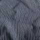 Tissu jean rayé