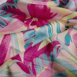 Tissu gaufré Tropica