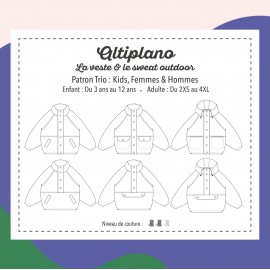 Patron sweat et veste Marmaï - Altiplano