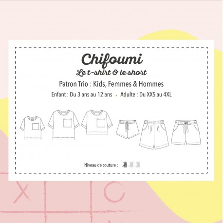 Patron t-shirt et short Marmaï - Chifoumi
