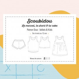 Patron marcel short et robe Marmaï - Scoubidou