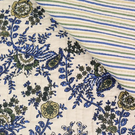 Tissu indien matelassé Majuli