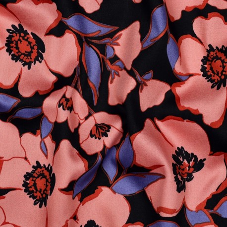 Tissu satin de coton Pommé fabrics Saphira