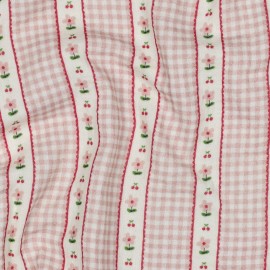 Tissu double gaze de coton Suzette