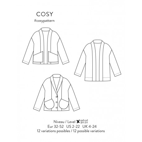 Patron Atelier Scämmit Gilet - Cosy