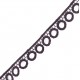 Guipure Cercle Violet 