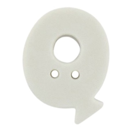Bouton lettre Q