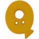 Bouton lettre Q