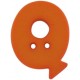 Bouton lettre Q