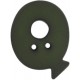 Bouton lettre Q
