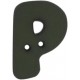 Bouton lettre P