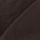 Tissu lin biologique marron x 10cm