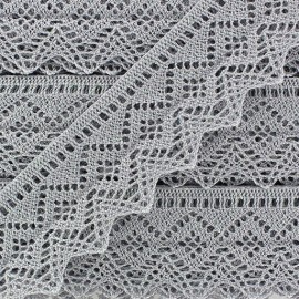 Ruban Dentelle au fuseau brillant 43 mm