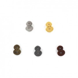 Bouton chiffre Métallic 8