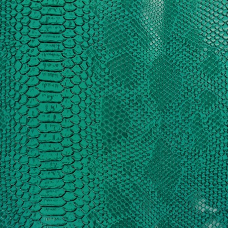 Simili cuir Comodo turquoise x 10cm