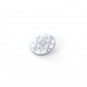 Bouton polyester Zellij rond