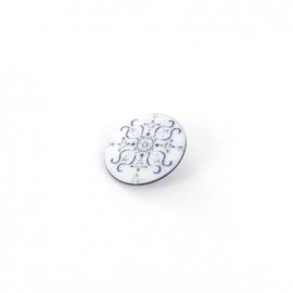 Bouton polyester Zellij rond