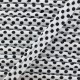 Passepoil coton à pois noir/blanc x 1m