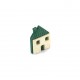 Bouton polyester Maisonnette vert