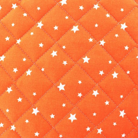 Tissu matelassé Scarlet brique x 10cm