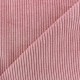 Tissu velours grosses côtes rose x10cm