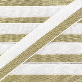 Ruban élastique lamé 15 mm 