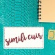 Simili cuir Comodo bleu nuit x 10cm
