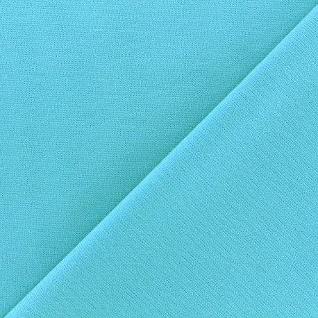 Tissu piqué de coton Molly - turquoise x 10cm
