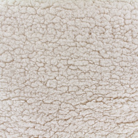 Fourrure Sherpa - écru x 10cm