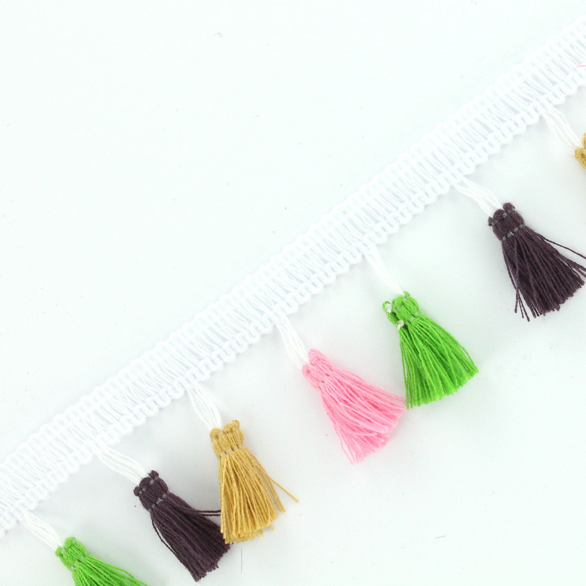 Uteruik Ruban Tressé à Pompons Pour Travaux Manuels, Couture