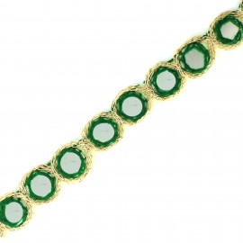 Ruban galon India Miroir 20 mm x 50 cm