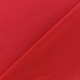 Tissu jersey crêpe - rouge carmin x 10cm