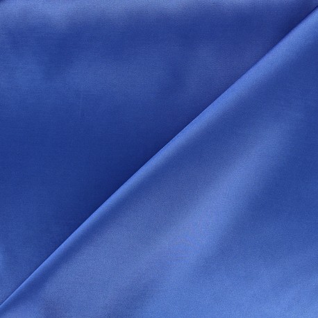 Tissu doublure Duchesse - bleu x 10cm